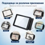 Увеличителна голяма ръчна лупа A4 за цяла страница правоъгълна за четене на книги вестници 5Х, снимка 7