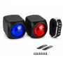 Тонколони за мотор с LED светлини и Bluetooth управление., снимка 3