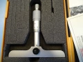 Дълбокомер Mitutoyo 128-102 depth micrometer 0-25mm DMS100-25, снимка 2