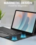 Нов Samsung Galaxy Tab A11 Plus A9 Plus калъф кейс с клавиатура тъчпад подсветка таблет Самсунг, снимка 11