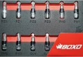 BOXO TOOLS 11 части 1/4 качествени вложки-битове комплект foam, снимка 1