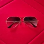 Оригинални слънчеви позлатени очила Ray-Ban Aviator. , снимка 2