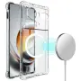 IMAK за ZTE nubia Z80 Ultra 5G Магнитен Airbag Удароустойчив TPU Калъф със Скрийн Протектор – Прозра, снимка 1