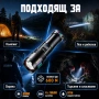 Мощен лазерен фенер акумулаторен лед ръчен прожектор Power Bank зарядно, снимка 3