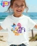 5/6г My little pony страхотно лятно комплектче блузка с къси дънкови гащи Ново!, снимка 3