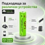 Акумулаторна батерия GPI 18650 3.7V 8800mAh за челници фенери глава прожектори лазери къмпинг лампи, снимка 3