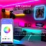 Лед контролер 12-24V LED Strip Light Controller  RGB CCT PWM Pixel Lamp SP630E Bluetooth Remote, снимка 4