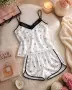 Victoria's Secret Дамска Лятна Пижама Горнище Потник И Къси Панталонки - 13 Цвята Код SK1974, снимка 9
