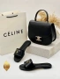 Celine Нови Стилни Дамски Чехли Различни Цветове , снимка 4
