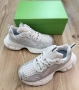 Дамски бели маратонки с камъни , снимка 11