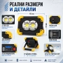 Мощна акумулаторна преносима къмпинг лампа осветление LED фенер за лов риболов палатка туризъм силна, снимка 4