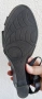 Дамски черни сандали от естествена кожа , снимка 6