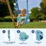 Bluey Quadpod 4-в-1 люлка с регулируеми въжета и предпазен колан, от 6 месеца до 8 години, снимка 3