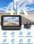 Otovoda Видеорегистратор за автомобили с предна и задна камера, 4K+1080P WiFi двойна видеокамера , снимка 2