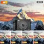 Оригинален цифров фотоапарат Zoomix (64GB, черен), снимка 3