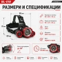 Професионален зареждащ се LED челник фенер за глава планина туризъм лов, снимка 5