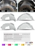 Вежди и метални подкалници за Jeep Wrangler JL 18 - 26, снимка 9
