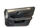 Кора на предна дясна врата черна кожа за Mercedes W212 (2012) A2127201822, снимка 1