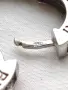 Сребърни обеци BVLGARI с Циркони, снимка 3