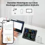 Професионална смарт метеорологична станция Sainlogic SA9 Plus (Wi-Fi, Bluetooth, 7-в-1 сензор)  , снимка 3