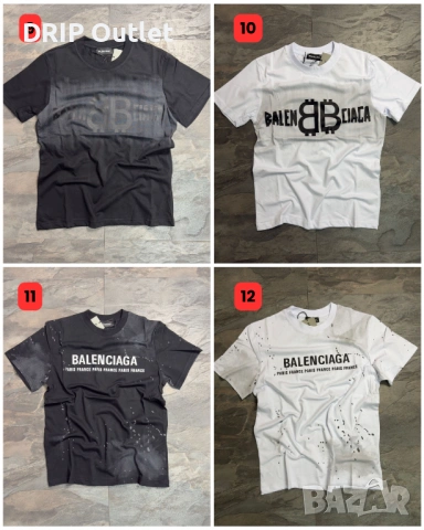 !НОВИ 40 МОДЕЛА! Мъжки Летни Тениски |DSQ2|LV|STONE ISLAND|BALENCIAGA, снимка 4 - Тениски - 54567902