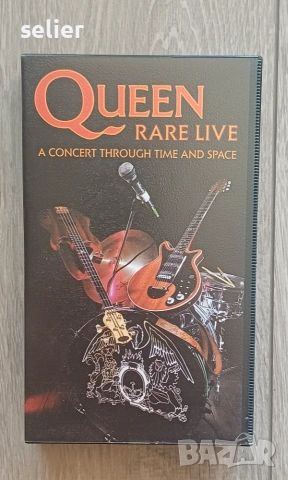 Queen ‎– Rare Live (A Concert Through Time And Space) Оригинална касета VHS Издание 🇬🇧 UK 1989г Съ