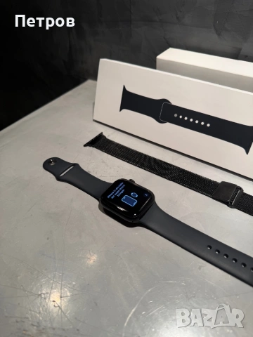 100%! КАТО ЧИСТО НОВ Apple Watch 9 45 mm + гаранция, снимка 10 - Смарт гривни - 54101810