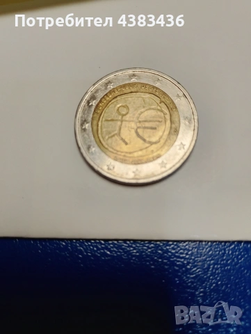 монета от 2 евро, снимка 2 - Нумизматика и бонистика - 53995947