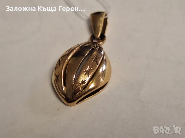Златна висулка 2,82гр., снимка 3 - Колиета, медальони, синджири - 55525857
