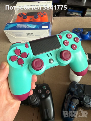 Dualshock контролери употребявани, комплект от 6 за PlayStation 4, снимка 14 - Аксесоари - 55035084