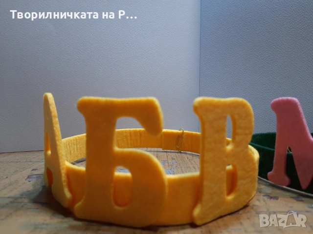 Коронки цифри, букви, слънце, дъга, снимка 15 - Шноли, диадеми, ленти - 54763114
