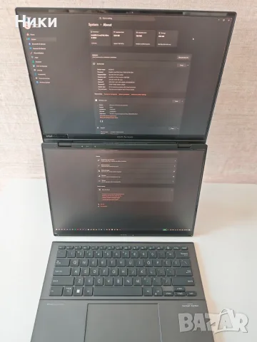 ASUS Zenbook Duo – Ultra 9 / 32GB / 1TB / Dual 3K OLED дисплеи, снимка 10 - Лаптопи за работа - 55651958