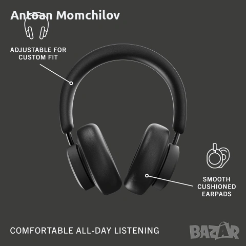 Слушалки Urbanista Miami ANC Bluetooth черни, снимка 3 - Bluetooth слушалки - 55178423