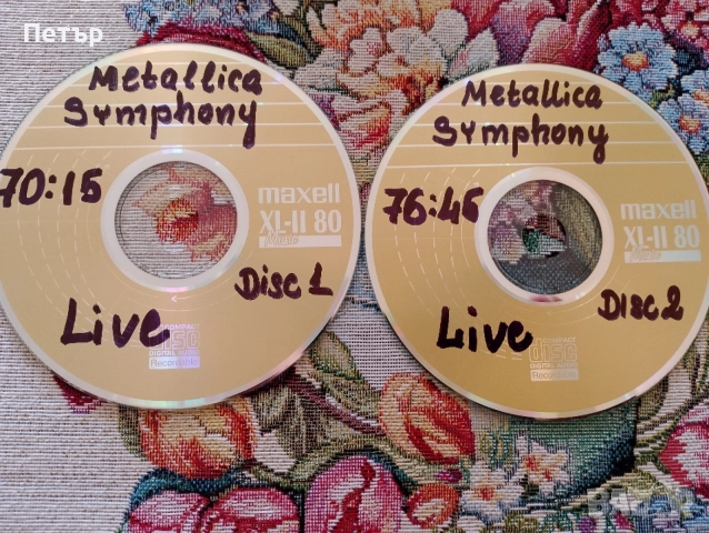 Продавам две CD на Metallica-Symphony, снимка 2 - CD дискове - 55503515