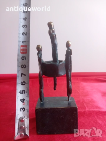 СТАВРИ КАЛИНОВ Малка Бронзова Пластика , Статуетка, снимка 8 - Антикварни и старинни предмети - 54144118