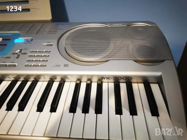 Професионален Синтезатор клавир CASIO WK-3000 пиано с 6 октави , снимка 2 - Синтезатори - 55695558