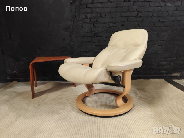 Stressless Consul релакс кресло, снимка 6 - Дивани и мека мебел - 54662921