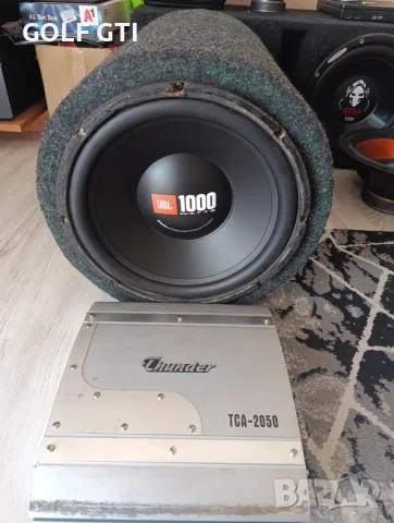 Бас каса JBL 12 + усилвател