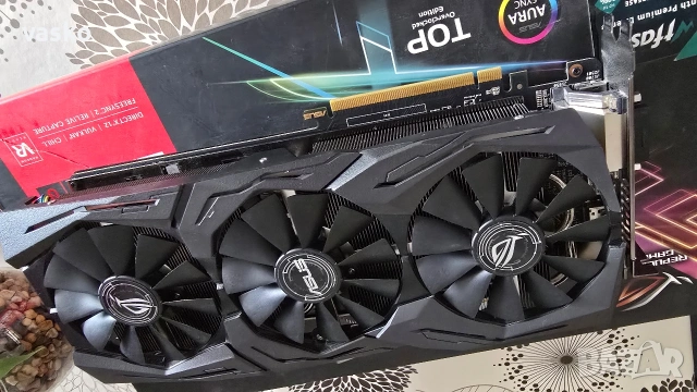 Видео карта GPU RX580 Asus 8GB, снимка 4 - Видеокарти - 55068482