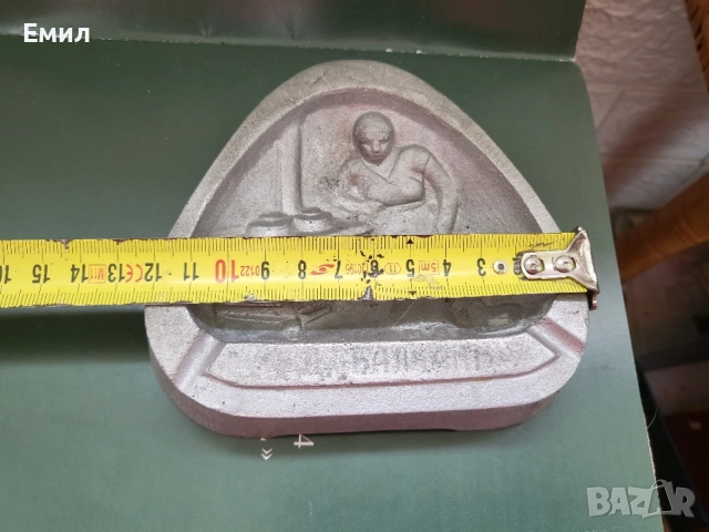 Рекламен пепелник на печка БАЛКАНЪ ЦАРСТВО БЪЛГАРИЯ , снимка 6 - Колекции - 54539544