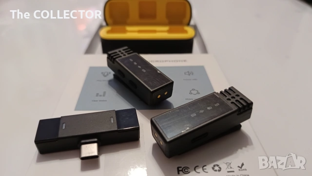 Комплект от 2 микрофона Lavalier, снимка 4 - Микрофони - 54946449