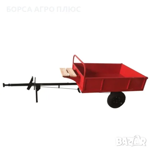 RAIDER Градинско ремарке 400 кг 80x130x29 см със седалка и спирачка Ново