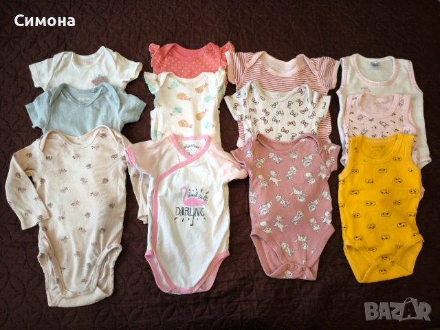 Лот летни дрехи за момиче р-р 62-68 с подаръци , снимка 2 - Бодита за бебе - 54945918