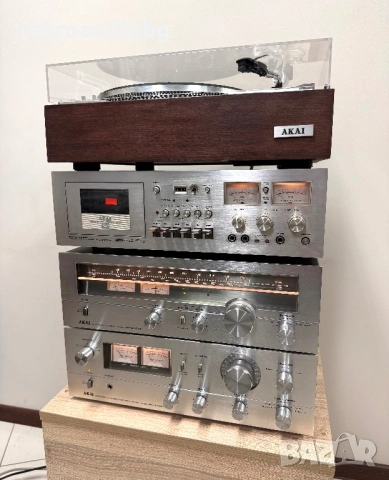 🔊Топ ретро аудио сет - система AKAI AM-2450, AT-2450L, GXC-740D, AP-206C 🔊