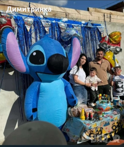Маскот на Стич , снимка 3 - Детегледачки, детски центрове - 54142177