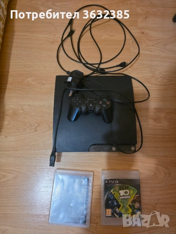 Конзола PS3 и игри (Ben 10 Cosmic Destruction и Ben 10 Omniverse)