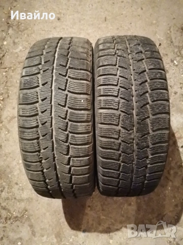Продавам 2 броя зимни гуми 205.55.16 на 1 сезон дот 2021 Goodyear 