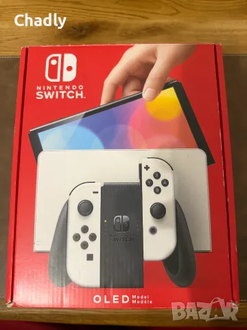 Nintendo Switch OLED White + 512GB + 12 игри + Допълнителни Joy-Con, снимка 8 - Nintendo конзоли - 55316833
