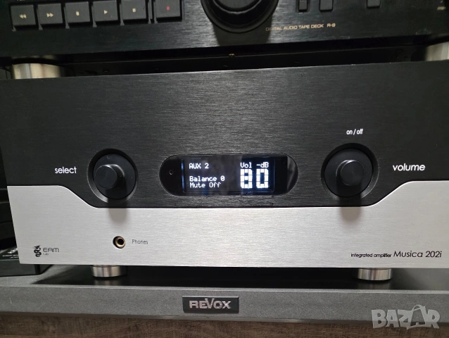 Продавам топ модел усилвател EAM Lab Musica 202i,, снимка 7 - Ресийвъри, усилватели, смесителни пултове - 54367495