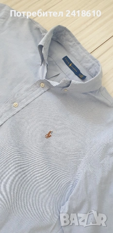 POLO Ralph Lauren  Cotton Mens Size 17 / 43 XL НОВО! ОРИГИНАЛ! Мъжка Риза!